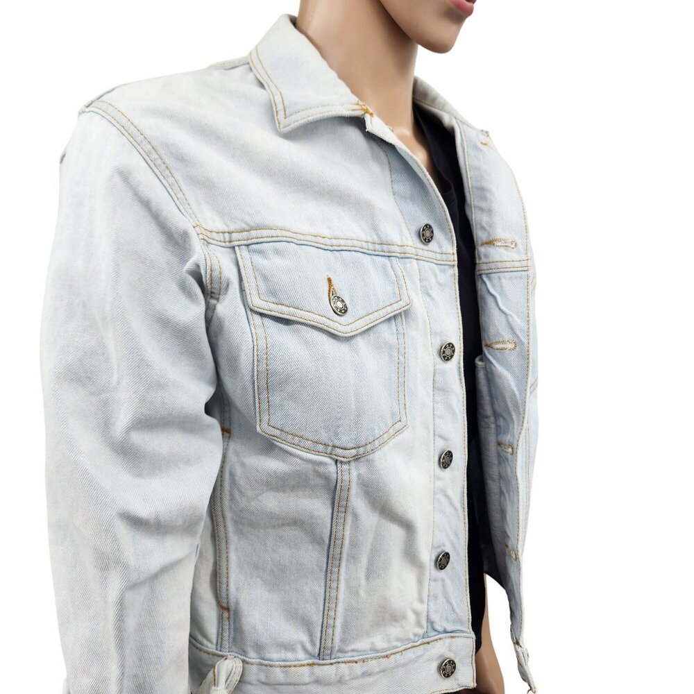 Saugatuck Company Light Wash Denim Jacket, Men's Size Small